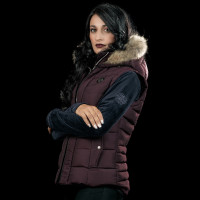 Gilet SM VEENTA Flags & Cup Prune