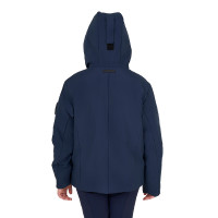 Veste enfant unisexe Equestro imperméable et coupe-vent en nylon Marine blazer Bleu marine