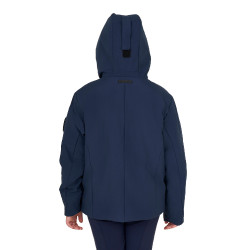 Veste enfant unisexe Equestro imperméable et coupe-vent en nylon