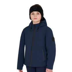 Veste enfant unisexe Equestro imperméable et coupe-vent en nylon