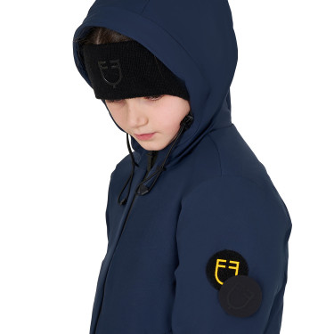 Veste enfant unisexe Equestro imperméable et coupe-vent en nylon