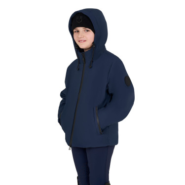 Veste enfant unisexe Equestro imperméable et coupe-vent en nylon