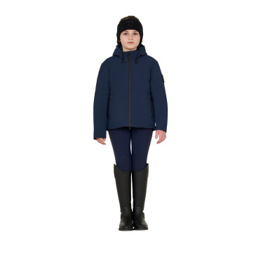 Veste enfant unisexe Equestro imperméable et coupe-vent en nylon