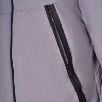 Veste homme Equestro imperméable et coupe-vent en nylon Gris givré