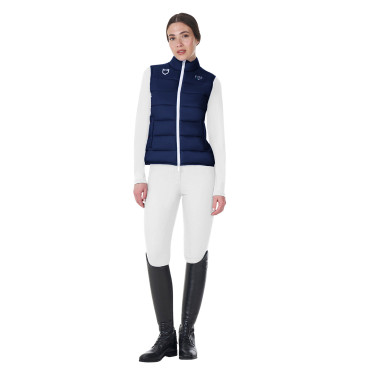 Veste sans manches femme Equestro x FISE coupe slim