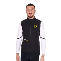 Veste sans manches homme Equestro coupe slim en tissu technique Noir