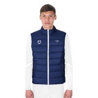 Veste sans manches homme Equestro x FISE coupe slim Marine blazer Bleu marine