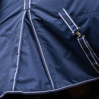 Couverture de paddock Imperial Riding Basic avec couvre-cou amovible 200gr Marine Bleu marine