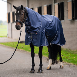 Couverture de paddock Imperial Riding Basic avec couvre-cou amovible 400gr Marine Bleu marine Couverture de paddock Imperial Riding Basic avec couvre-cou amovible 400gr Marine Bleu marine