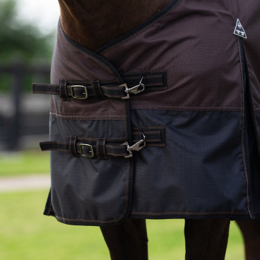 Couverture de paddock HV Polo Essential 0gr 600D Bois Beige Couverture de paddock HV Polo Essential 0gr 600D Bois Beige