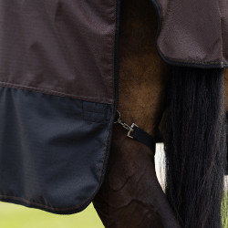 Couverture de paddock HV Polo Essential 0gr 600D Bois Beige Couverture de paddock HV Polo Essential 0gr 600D Bois Beige