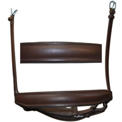 Muserolle Dressage large Flags & Cup Marron Muserolle Dressage large Flags & Cup Marron