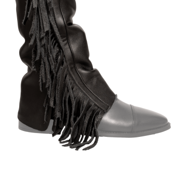 Chaps longue Dy'on en Cuir Artificiel avec Franges