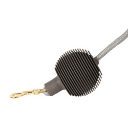 Balle de Protection de Longe & Mur Pro Grooming Deluxe by Kentucky en Caoutchouc Gris