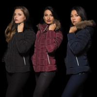 Parka femme NORANDA Flags & Cup Bordeaux