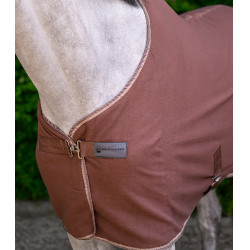 Couverture Economic polaire Waldhausen avec sangles croisées Mocca Marron