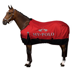 Couverture de paddock HV Polo Essential 200gr 600D Rose rouge Couverture de paddock HV Polo Essential 200gr 600D Rose rouge