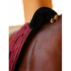 Tapis de dressage Equestrian Stockholm faux mouton Crystal Bordeaux Tapis de dressage Equestrian Stockholm faux mouton Crystal Bordeaux