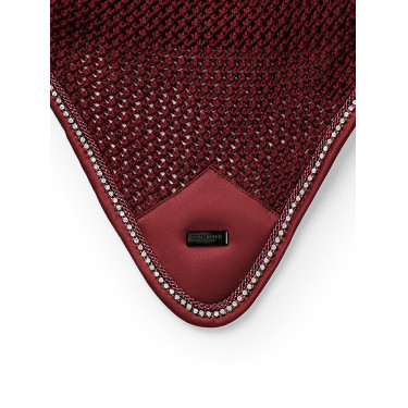 Bonnet anti-mouches Equestrian Stockholm Modern Crystal Bordeaux Bonnet anti-mouches Equestrian Stockholm Modern Crystal Bordeaux