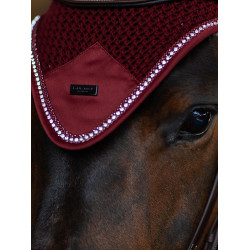 Bonnet anti-mouches Equestrian Stockholm Modern Crystal Bordeaux Bonnet anti-mouches Equestrian Stockholm Modern Crystal Bordeaux