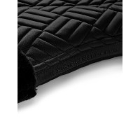 Tapis de selle Equestrian Stockholm Jumping faux mouton Crystal Noir Tapis de selle Equestrian Stockholm Jumping faux mouton Crystal Noir