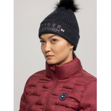 Bonnet à pompom Tommy Hilfiger Equestrian Ottawa Desert sky Bleu Bonnet à pompom Tommy Hilfiger Equestrian Ottawa Desert sky Bleu