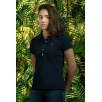 Polo femme COATA Flags & Cup Bleu marine