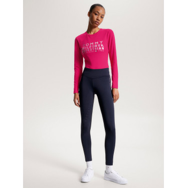 Legging d'équitation Tommy Hilfiger Equestrian Rome femme full grip Desert sky Bleu Legging d'équitation Tommy Hilfiger Equestrian Rome femme full grip Desert sky Bleu