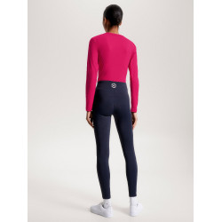 Legging d'équitation Tommy Hilfiger Equestrian Rome femme full grip Desert sky Bleu Legging d'équitation Tommy Hilfiger Equestrian Rome femme full grip Desert sky Bleu