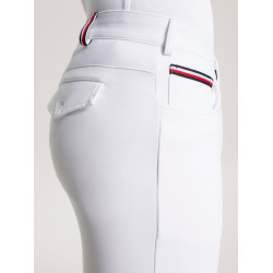 Pantalon d'équitation Tommy Hilfiger Equestrian toutes saisons Geneva grip genoux homme Blanc optique