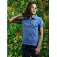 Polo enfant  HEREDIA Flags & Cup Provence Bleu Polo enfant  HEREDIA Flags & Cup Provence Bleu