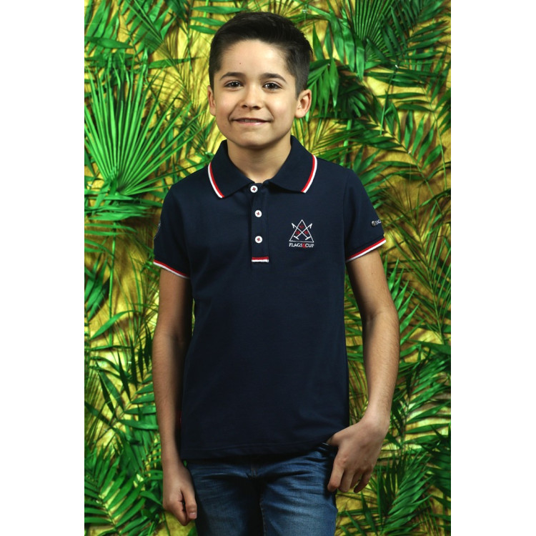 Polo enfant BARTOLO Flags & Cup