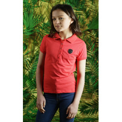 Polo enfant COPERNA Flags & Cup Corail Rouge Polo enfant COPERNA Flags & Cup Corail Rouge