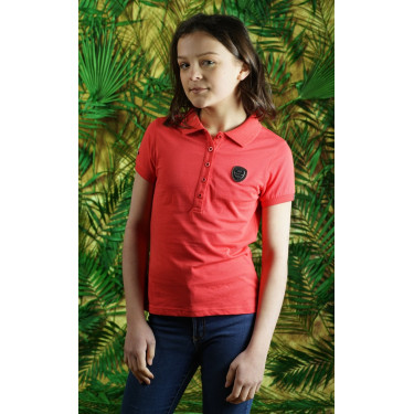 Polo enfant COPERNA Flags & Cup Corail Rouge Polo enfant COPERNA Flags & Cup Corail Rouge