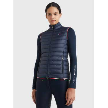 Veste sans manches Tommy Hilfiger Equestrian femme légère en duvet recyclé Desert sky Bleu Veste sans manches Tommy Hilfiger Equestrian femme légère en duvet recyclé Desert sky Bleu