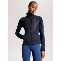 Veste thermique hybride Tommy Hilfiger Equestrian femme Desert sky Bleu