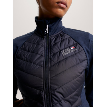 Veste thermique hybride Tommy Hilfiger Equestrian femme Desert sky Bleu Veste thermique hybride Tommy Hilfiger Equestrian femme Desert sky Bleu