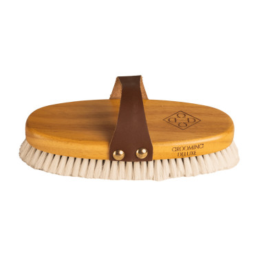 Brosse de Pansage Shine Medium Grooming Deluxe Marron