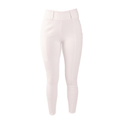 Legging d’équitation Kentucky Classic Full Grip femme Blanc
