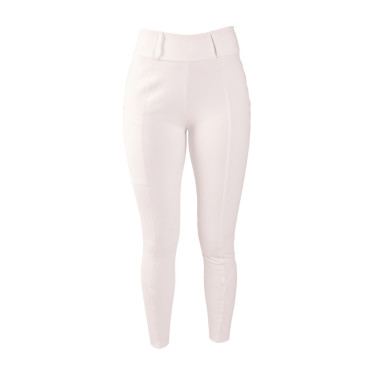 Legging d’équitation Kentucky Classic Full Grip femme Blanc