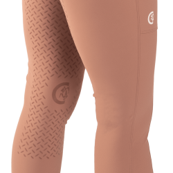 Legging d’équitation Kentucky Classic Full Grip femme Vieux rose