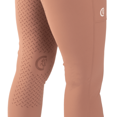 Legging d’équitation Kentucky Classic Full Grip femme Vieux rose