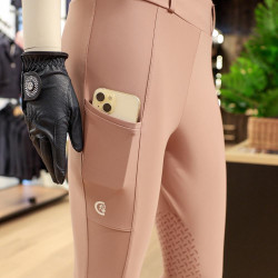 Legging d’équitation Kentucky Classic Full Grip femme Vieux rose