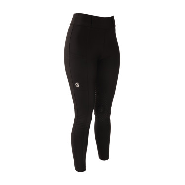 Legging d'Equitation Kentucky Classic Grip au Genou femme Noir