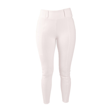 Legging d'Equitation Kentucky Classic Grip au Genou femme Blanc