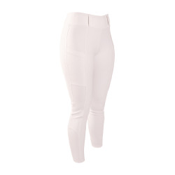 Legging d'Equitation Kentucky Classic Grip au Genou femme Blanc