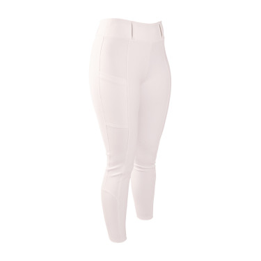 Legging d'Equitation Kentucky Classic Grip au Genou femme Blanc