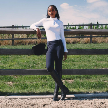 Legging d'Equitation Kentucky Classic Grip au Genou femme Marine Bleu marine Legging d'Equitation Kentucky Classic Grip au Genou femme Marine Bleu marine
