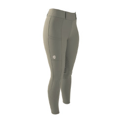 Legging d'Equitation Kentucky Classic Grip au Genou femme Vert poussiéreux