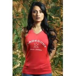 T-shirt femme ICA Flags & Cup Corail T-shirt femme ICA Flags & Cup Corail